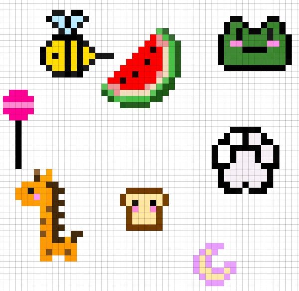 рисунка по клеточкам