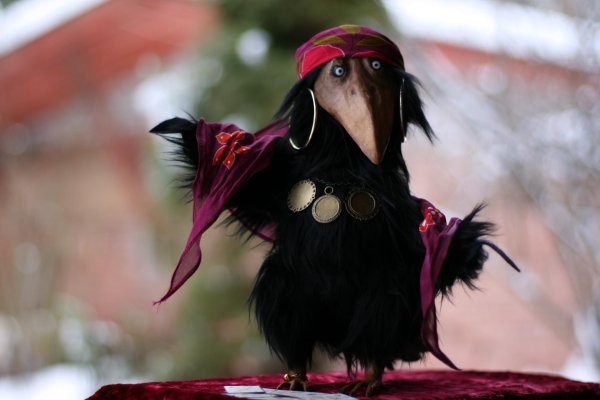 ворона кукла