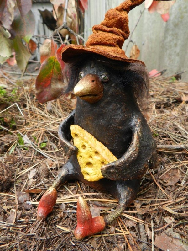 ворона игрушка