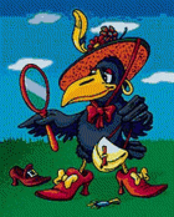 вороненок из мультика