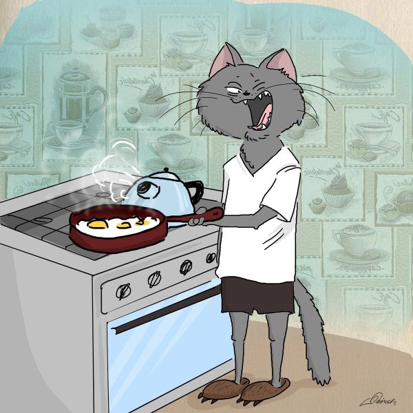 коты доброе утро