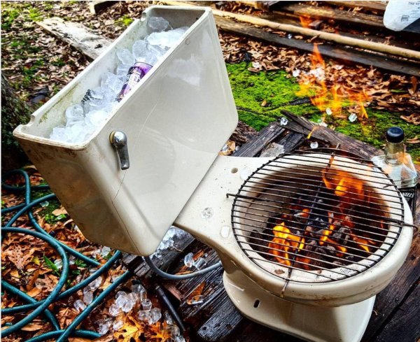 мангал из подручных материалов