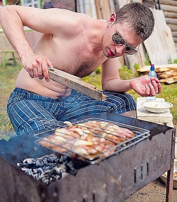 шашлыки с друзьями