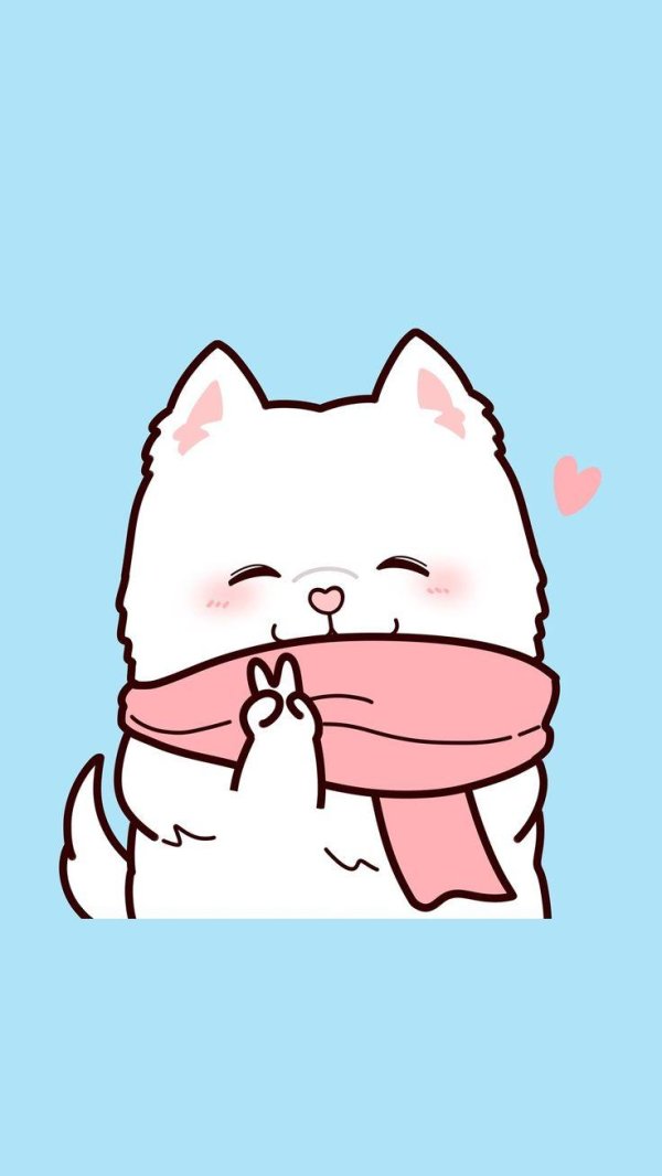 котик для срисовки