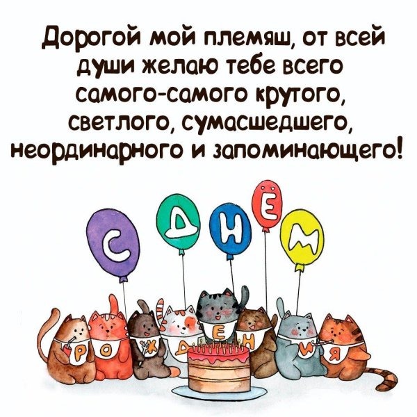 племяшка с днём рождения открытки