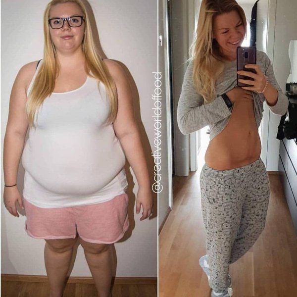 до и после похудение