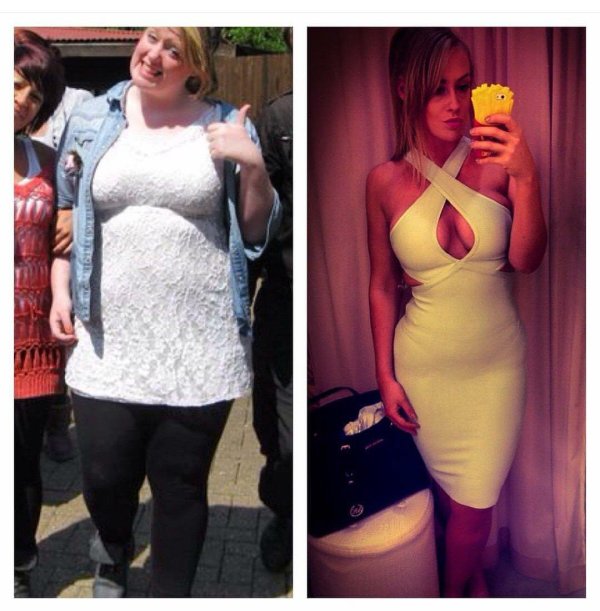 до и после похудение