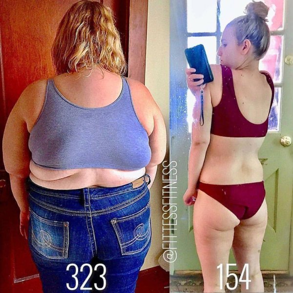 до и после похудение