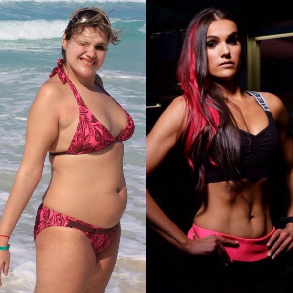 до и после похудение