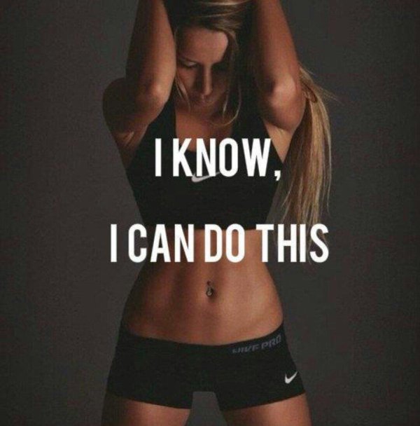 спортивное женское тело