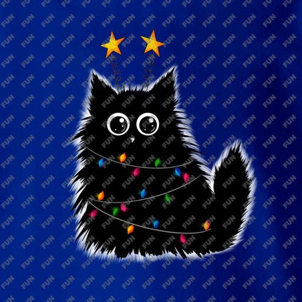 кот новогодний