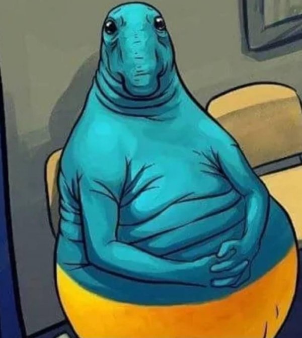 стикер ждун