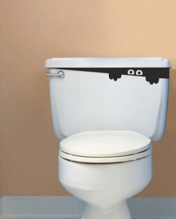 наклейки на бачок туалета