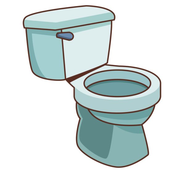 туалет мультяшный