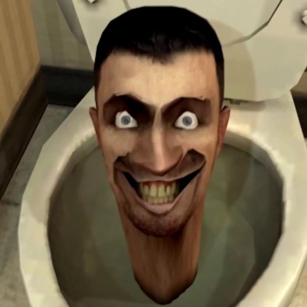 лицо скибиди туалета