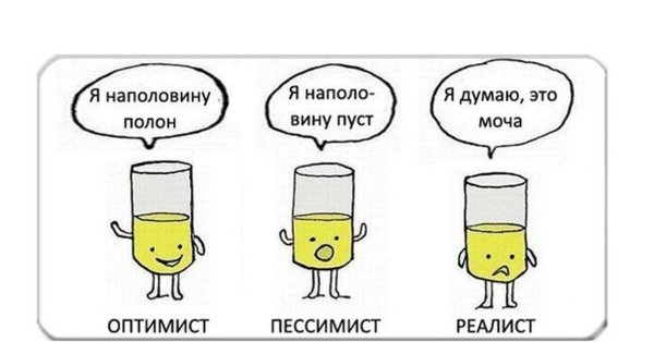 стакан наполовину полон