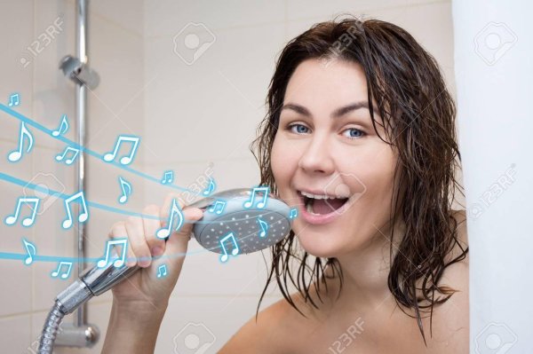 sing in the shower
