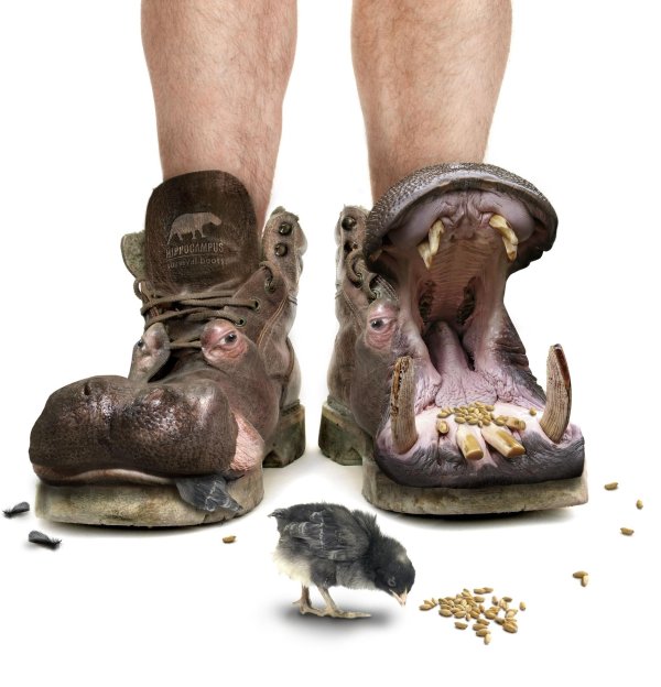 забавные ботинки