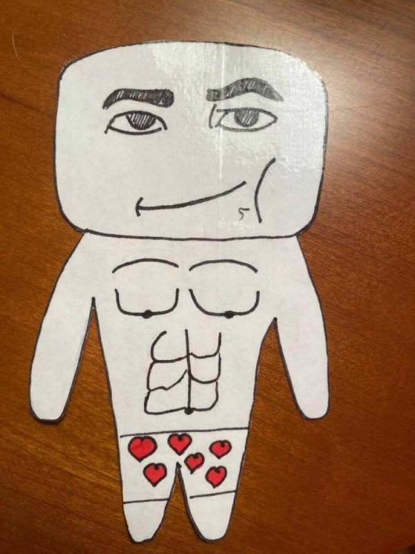 бебрик из бумаги