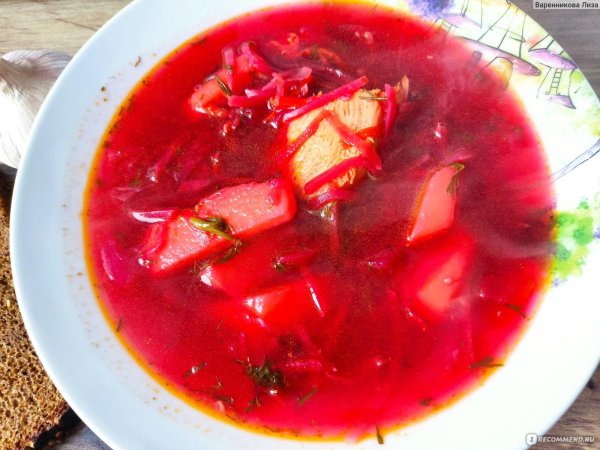 приготовление борща