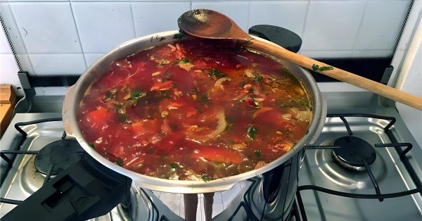 приготовление борща