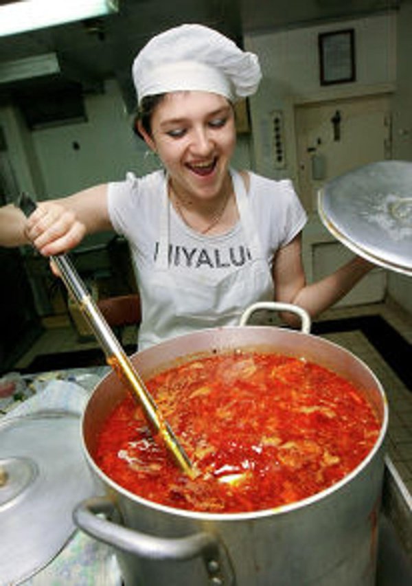 кастрюля борща