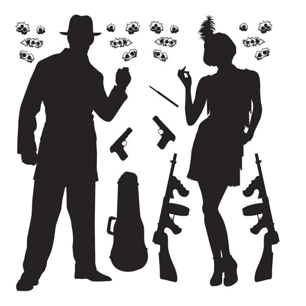 атрибуты гангстеров