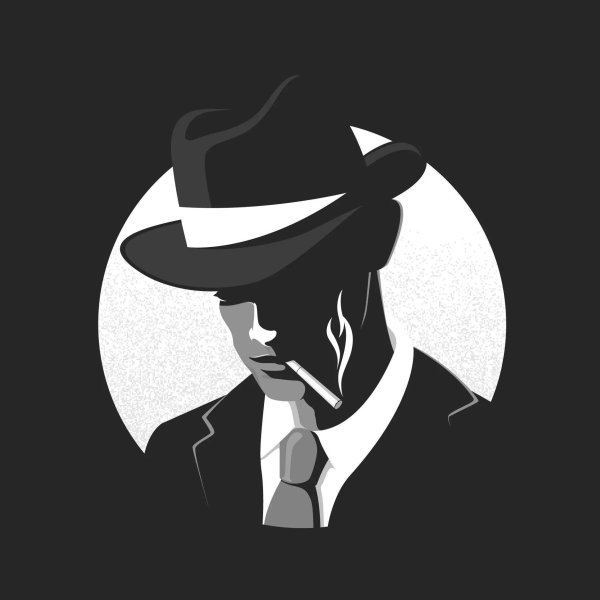 мужчина в шляпе