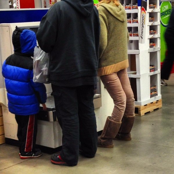 нога человека