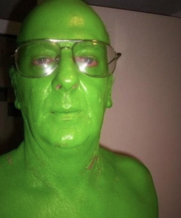 зеленый чел