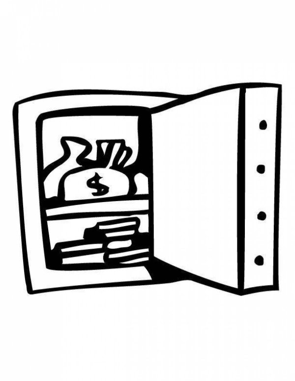 разукрашки деньги