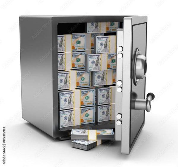 открытый сейф