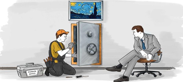 сейф раскраска