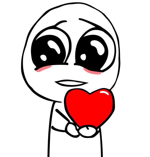 сердечки мем