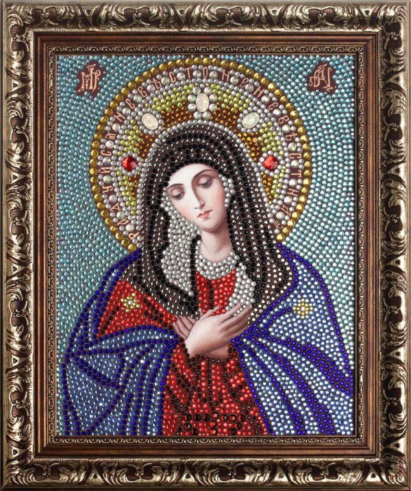 алмазная мозаика умиление пресвятой богородицы