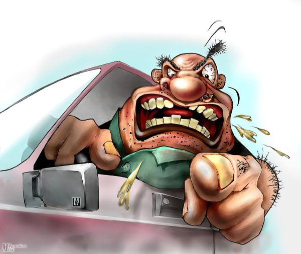 бешеный водитель