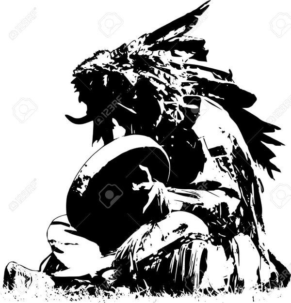 рисунки индейцев