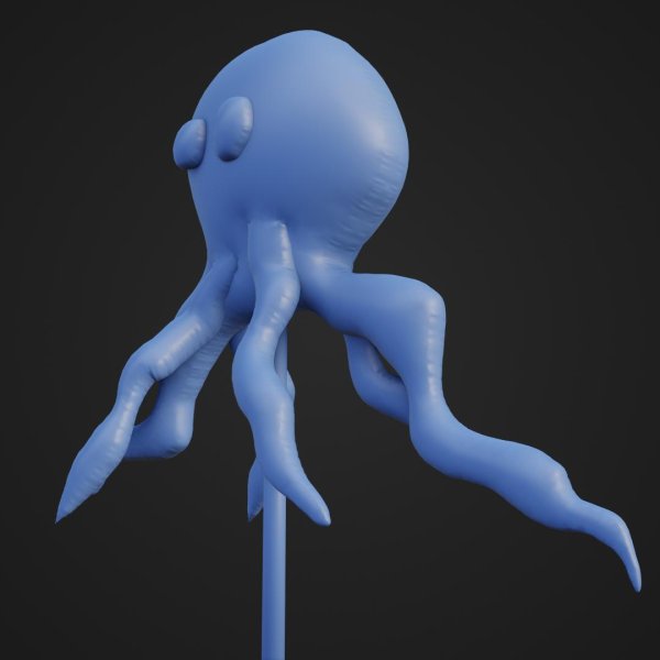 осьминог на 3д принтере