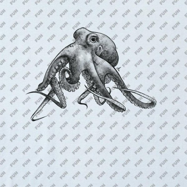 рисунки осьминога