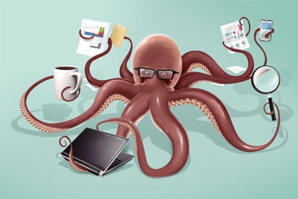 осьминог многозадачность