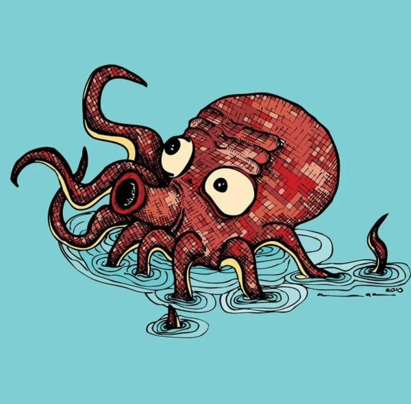 осьминог злой