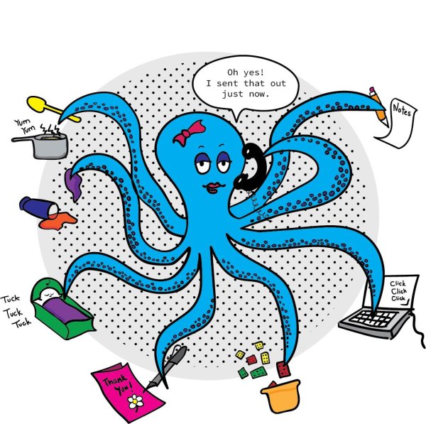 раскраска осьминог