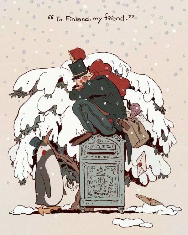 рождественская картина