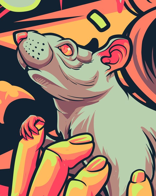 крыса мультяшная