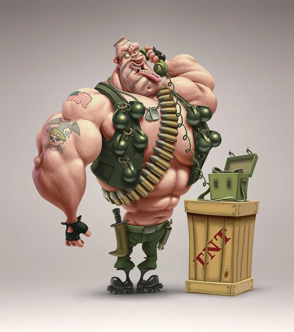 военные карикатуры