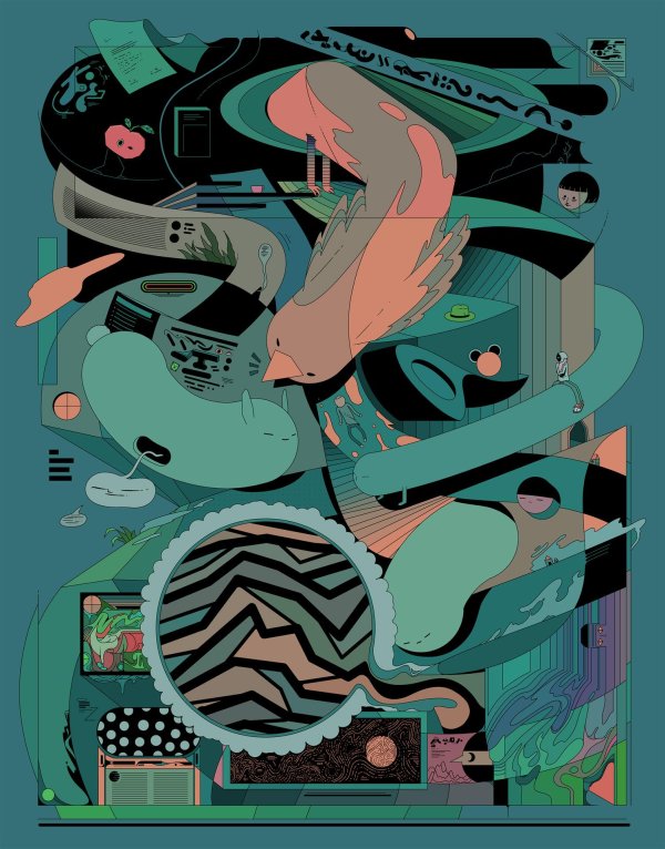 плакат графический дизайн