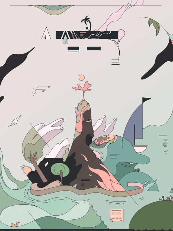 плакат графический дизайн