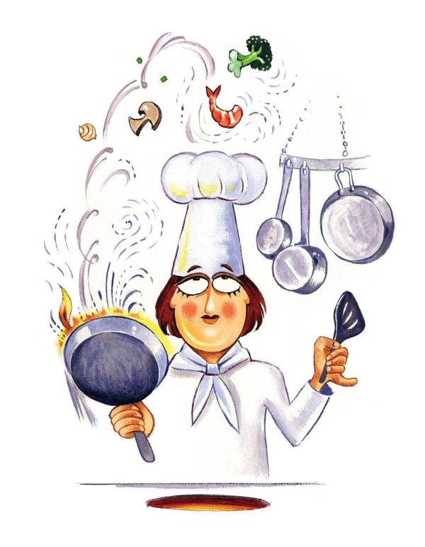 открытка повару