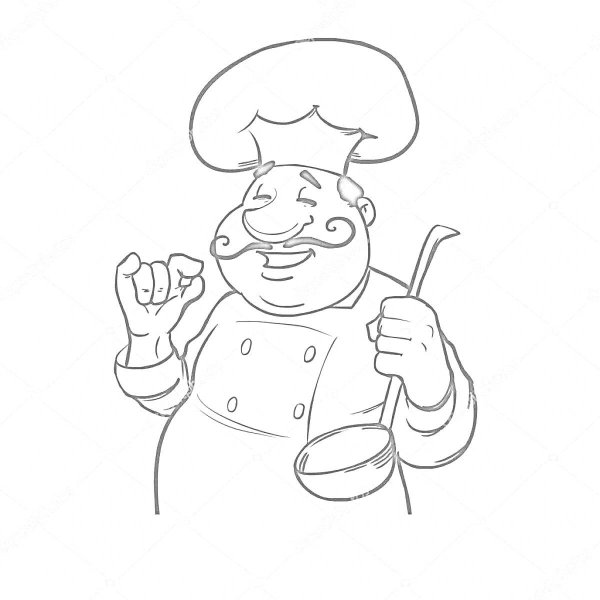 повара рисунок