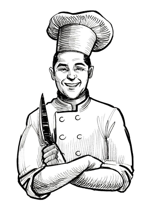 повара рисунок